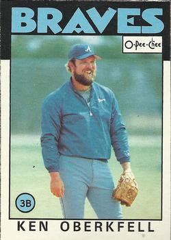 1986 O-Pee-Chee Baseball Cards 334     Ken Oberkfell